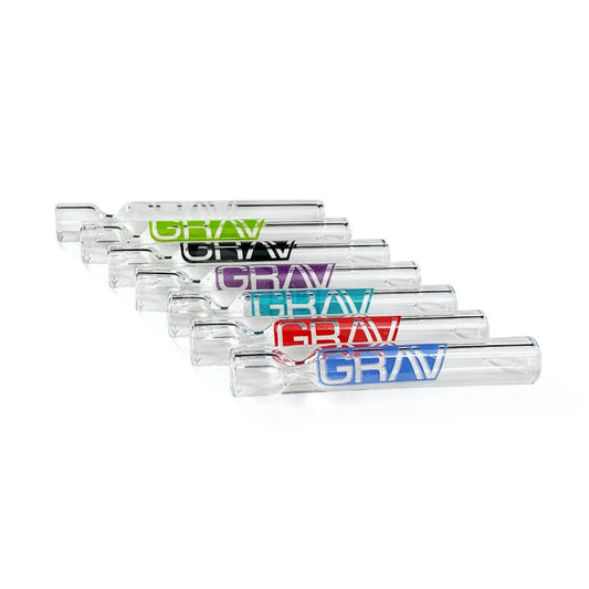 GRAV® 12mm Clear Taster - Pack of 10-Chillums & One Hitters-GRAV-NYC Glass