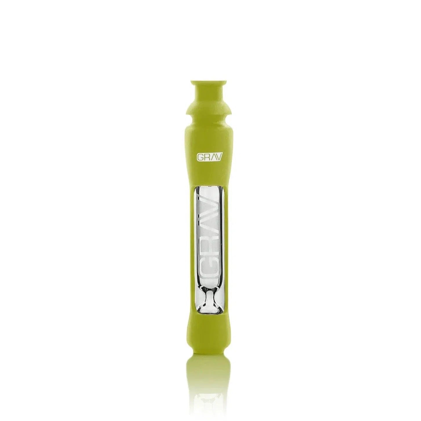 GRAV® 12mm Taster with Silicone Skin-Chillums & One Hitters-GRAV-Avocado Green-NYC Glass