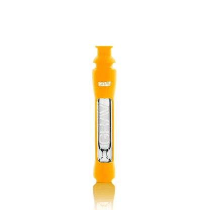 GRAV® 12mm Taster with Silicone Skin-Chillums & One Hitters-GRAV-Mustard Yellow-NYC Glass