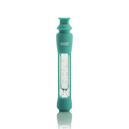 GRAV® 12mm Taster with Silicone Skin-Chillums & One Hitters-GRAV-Teal-NYC Glass