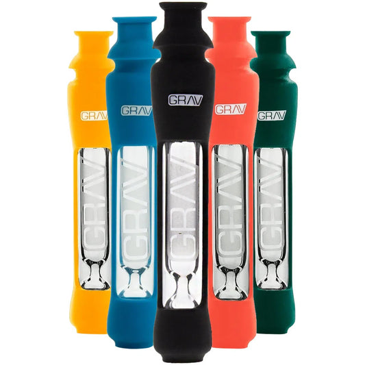 GRAV® 12mm Taster with Silicone Skin-Chillums & One Hitters-GRAV-NYC Glass