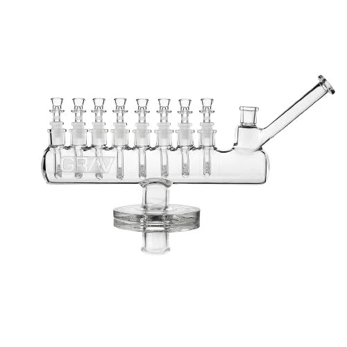 GRAV® Clear Menorah Water Pipe-GRAV-NYC Glass