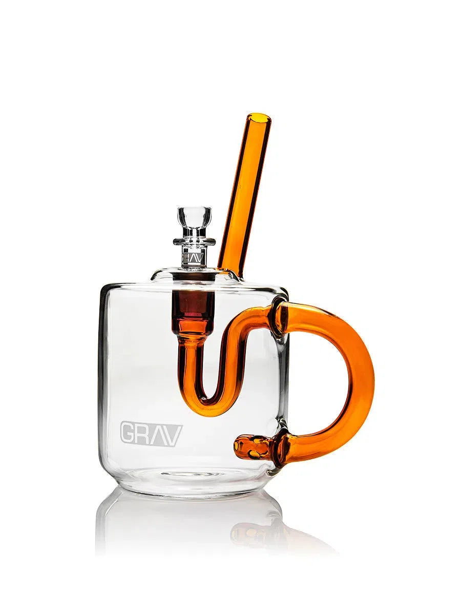 GRAV® Coffee Mug Bubbler-GRAV-Amber-NYC Glass