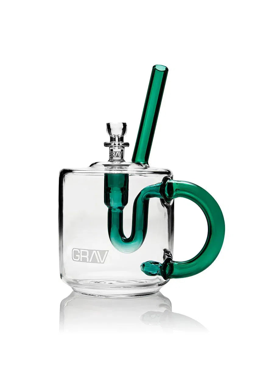 GRAV® Coffee Mug Bubbler-GRAV-Lake green-NYC Glass