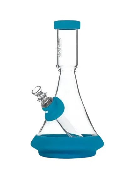 GRAV® Deco Beaker in Silicone-GRAV-Blue-NYC Glass