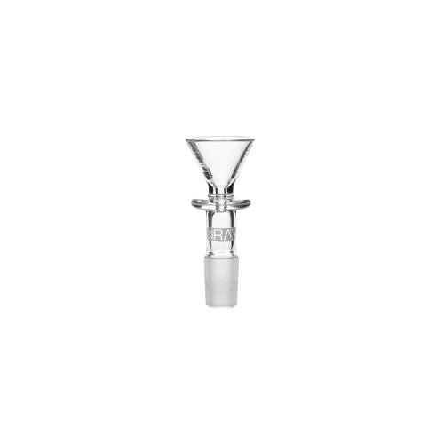 GRAV® Funnel Bowl Clear 14mm Male-Glass Accessories-GRAV-NYC Glass