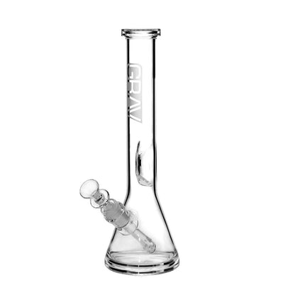 GRAV® Medium Clear Beaker Base Water Pipe-GRAV-NYC Glass