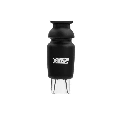 GRAV® Silicone-Capped Glass Crutch-GRAV-Black-NYC Glass