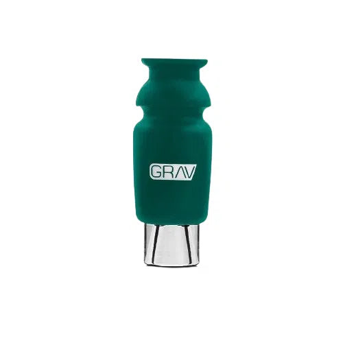 GRAV® Silicone-Capped Glass Crutch-GRAV-Teal Mint-NYC Glass