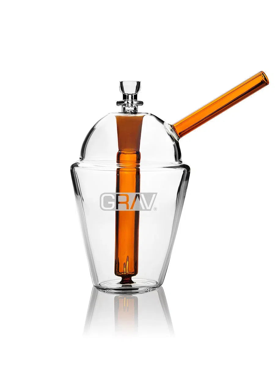 GRAV® Slush Cup Bubbler-GRAV-Amber-NYC Glass