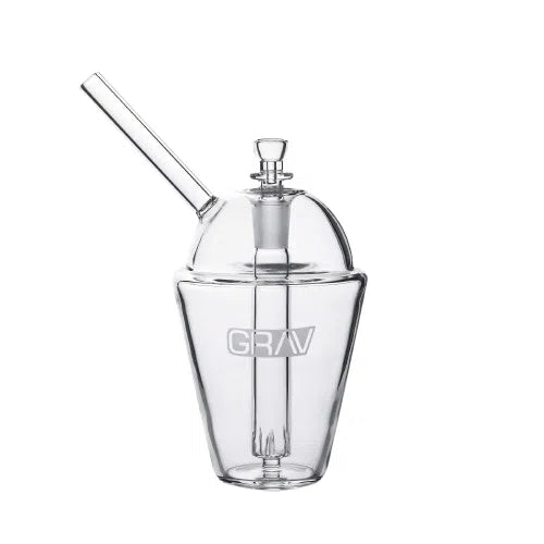 GRAV® Slush Cup Bubbler-GRAV-Clear-NYC Glass