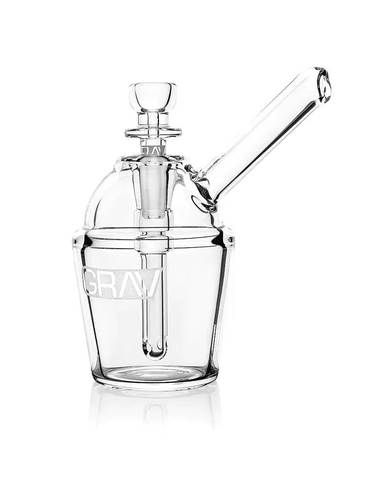 GRAV® Slush Cup Pocket Bubbler-GRAV-Clear-NYC Glass