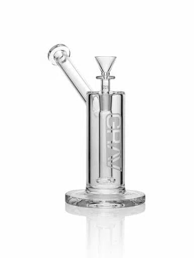 GRAV® Upright Bubbler Large 9"-GRAV-Clear-NYC Glass