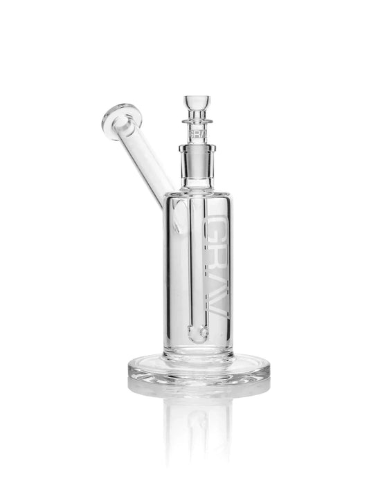 GRAV® Upright Bubbler Medium 7"-GRAV-Clear-NYC Glass