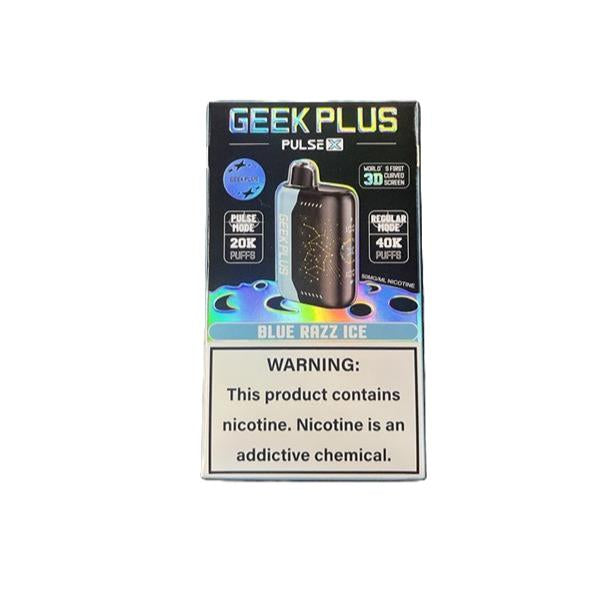 Geek Bar Plus 40k Puff Nicotine Disposable-Nicotine Disposable-Geek Bar-Blue Razz Ice-Single Unit-NYC GLASS 718