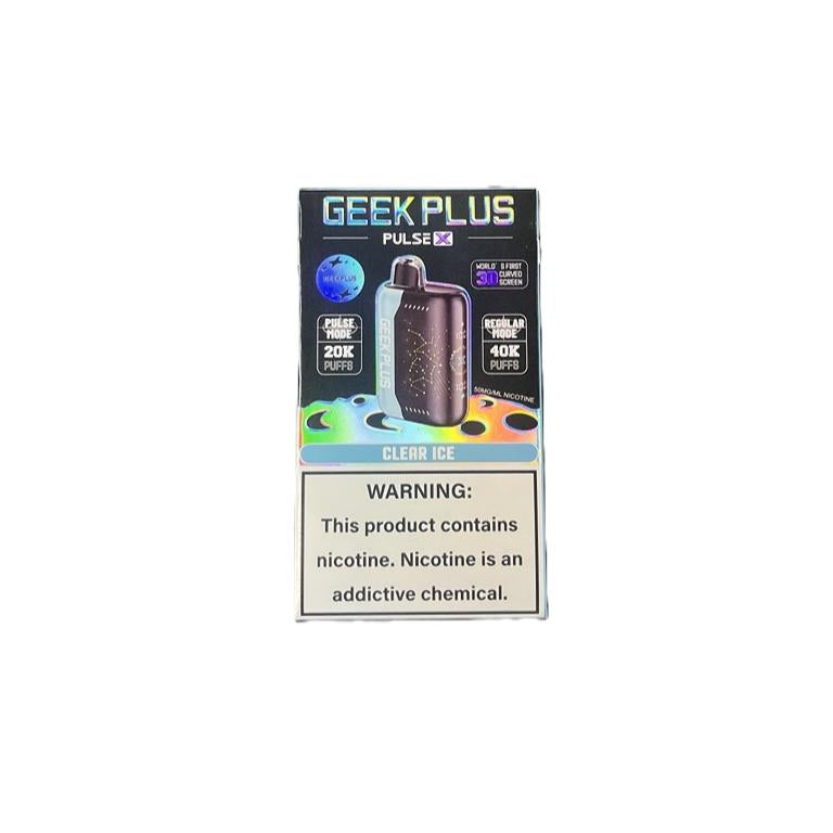 Geek Bar Plus 40k Puff Nicotine Disposable-Nicotine Disposable-Geek Bar-Clear Ice-Single Unit-NYC GLASS 718