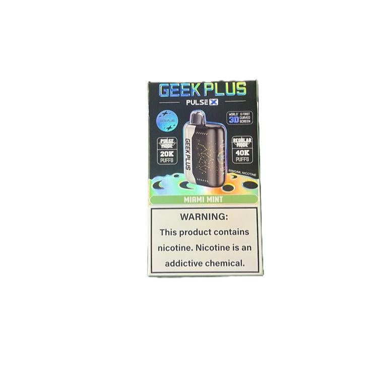 Geek Bar Plus 40k Puff Nicotine Disposable-Nicotine Disposable-Geek Bar-Miami Mint-Single Unit-NYC GLASS 718