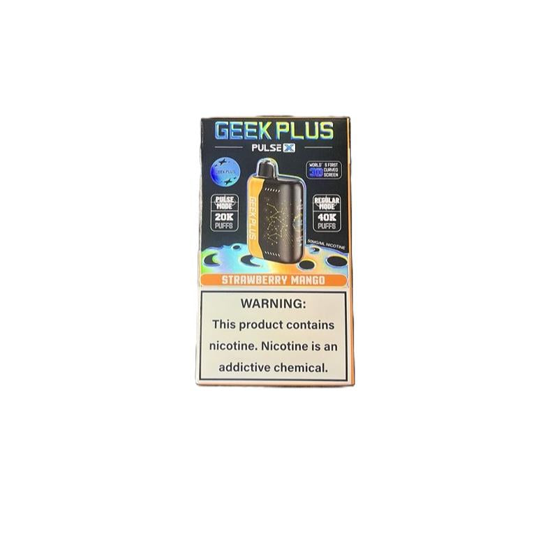 Geek Bar Plus 40k Puff Nicotine Disposable-Nicotine Disposable-Geek Bar-Strawberry Mango-Single Unit-NYC GLASS 718