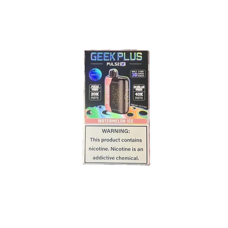 Geek Bar Plus 40k Puff Nicotine Disposable-Nicotine Disposable-Geek Bar-Watermelon Ice-Single Unit-NYC GLASS 718