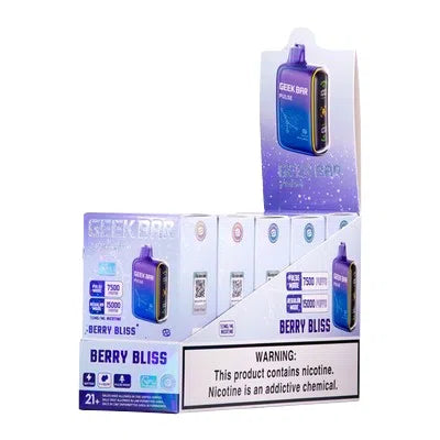 Geek Bar Pulse 15,000 Puff Nicotine Disposable 5pk-Geek Bar-Berry Bliss-NYC GLASS 718