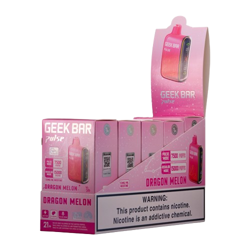 Geek Bar Pulse 15,000 Puff Nicotine Disposable 5pk-Geek Bar-Dragon Melon-NYC GLASS 718