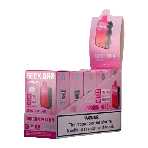 Geek Bar Pulse 15,000 Puff Nicotine Disposable 5pk-Geek Bar-Dragon Melon-NYC Glass