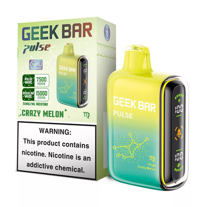 Geek Bar Pulse 15,000 Puff Nicotine Disposable-Geek Bar-Crazy Melon-NYC GLASS 718