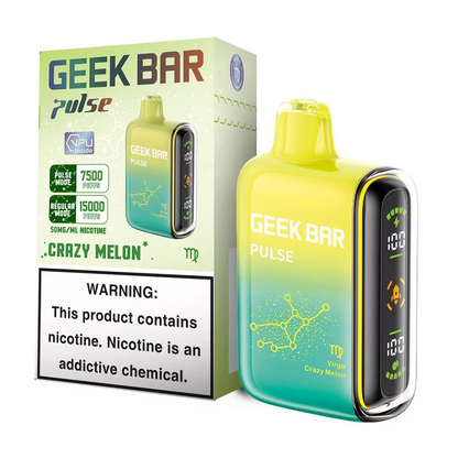 Geek Bar Pulse 15,000 Puff Nicotine Disposable-Geek Bar-Crazy Melon-NYC Glass