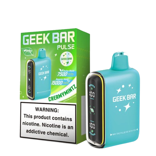 Geek Bar Pulse 15,000 Puff Nicotine Disposable-Geek Bar-CreamyMintz-NYC GLASS 718