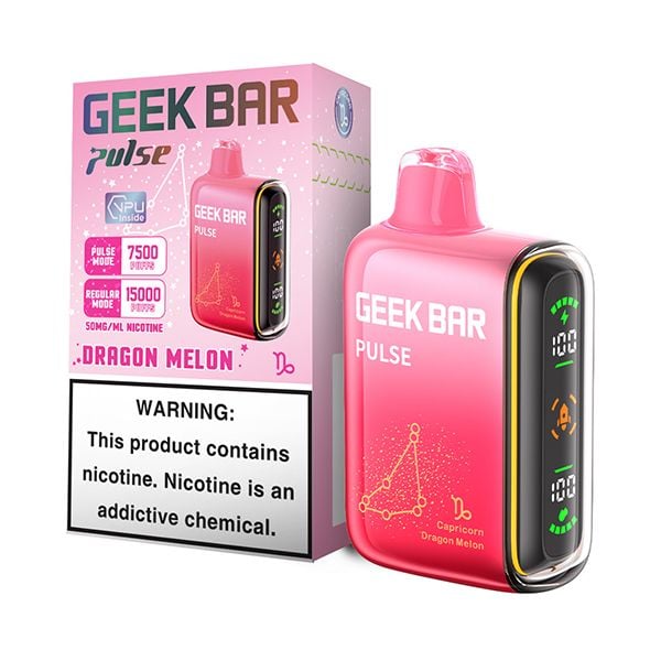 Geek Bar Pulse 15,000 Puff Nicotine Disposable-Geek Bar-Dragon Melon-NYC Glass