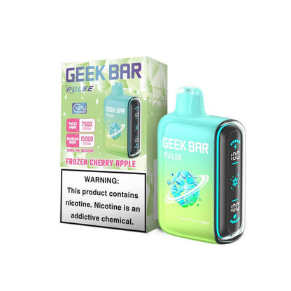 Geek Bar Pulse 15,000 Puff Nicotine Disposable-Geek Bar-Frozen Cherry Apple-NYC GLASS 718