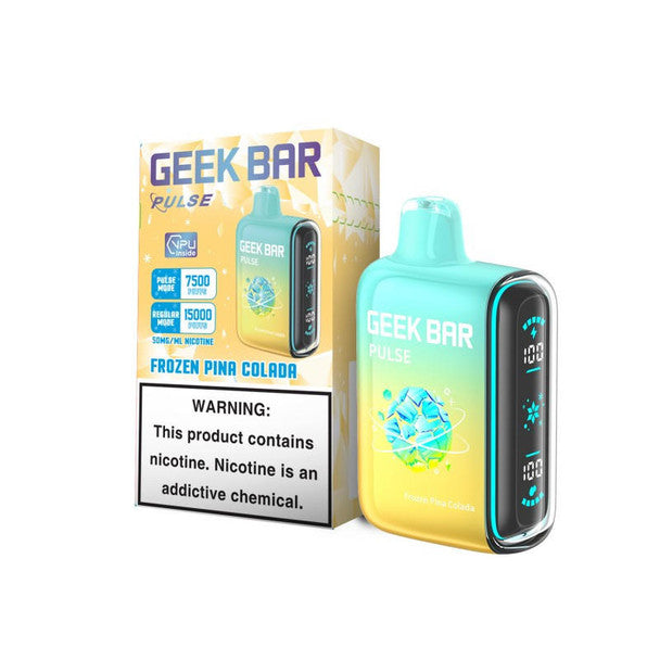 Geek Bar Pulse 15,000 Puff Nicotine Disposable-Geek Bar-Frozen Pina Colada-NYC Glass