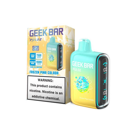 Geek Bar Pulse 15,000 Puff Nicotine Disposable-Geek Bar-Frozen Pina Colada-NYC Glass