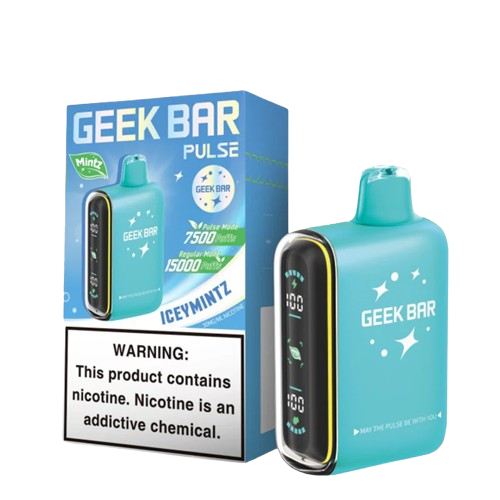 Geek Bar Pulse 15,000 Puff Nicotine Disposable-Geek Bar-IceyMintz-NYC GLASS 718