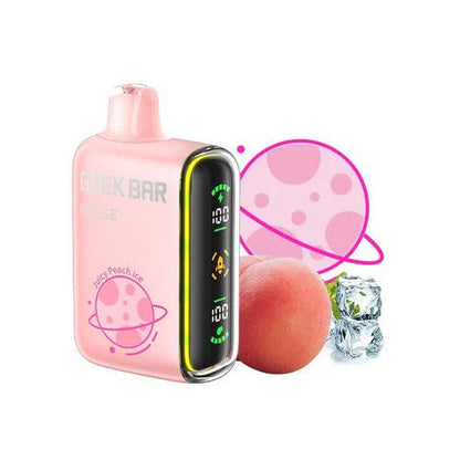 Geek Bar Pulse 15,000 Puff Nicotine Disposable-Geek Bar-Juicy Peach Ice-NYC GLASS 718