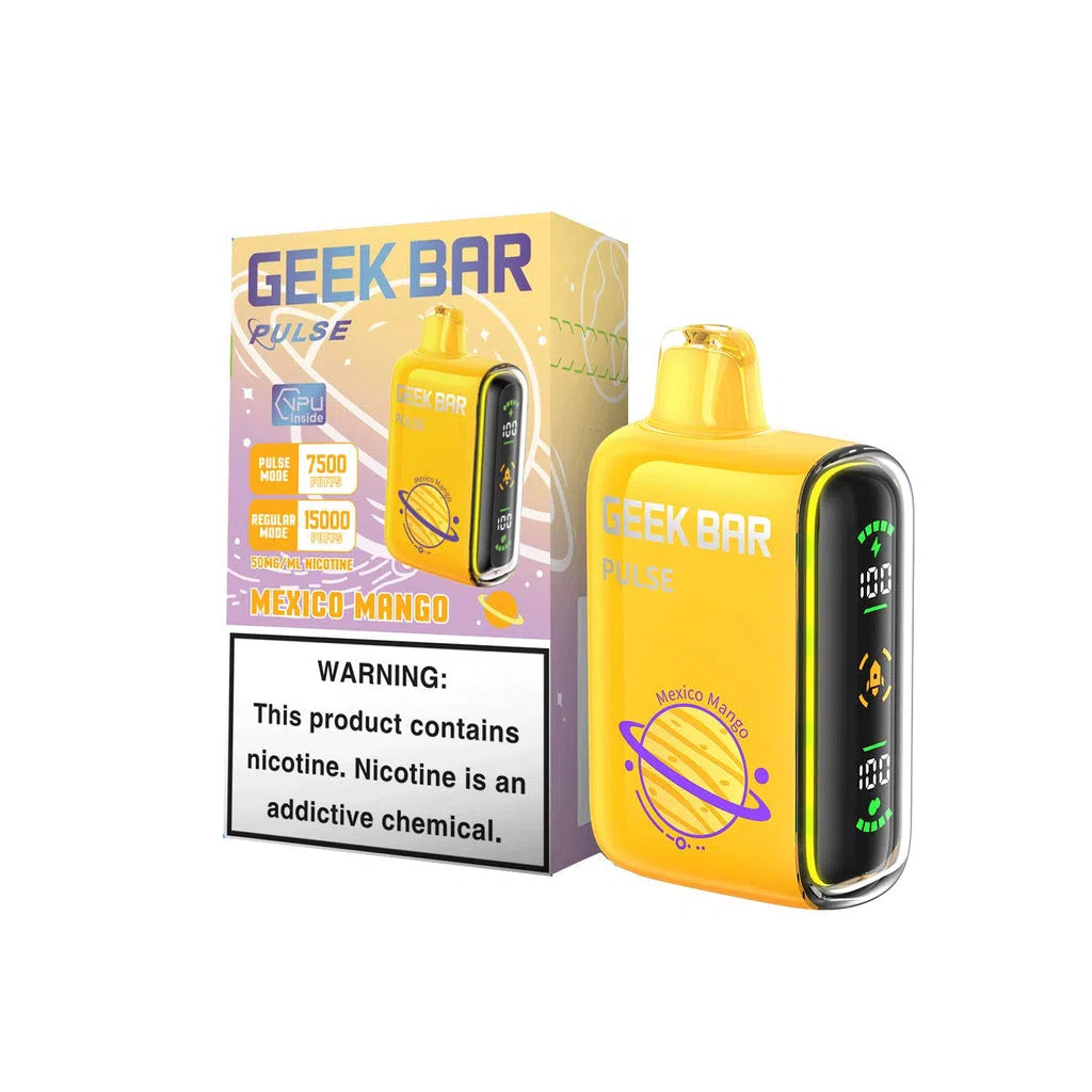 Geek Bar Pulse 15,000 Puff Nicotine Disposable-Geek Bar-Mexico Mango-NYC Glass