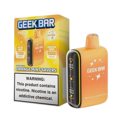 Geek Bar Pulse 15,000 Puff Nicotine Disposable-Geek Bar-Orange Mint Savers-NYC GLASS 718