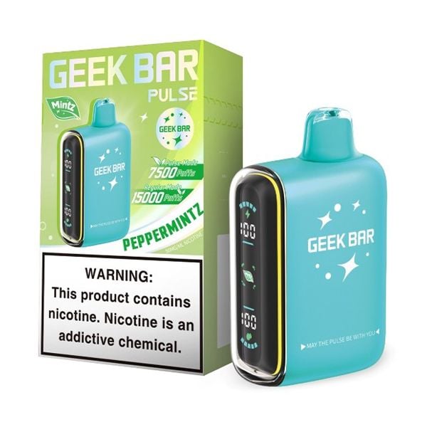 Geek Bar Pulse 15,000 Puff Nicotine Disposable-Geek Bar-Peppermintz-NYC GLASS 718