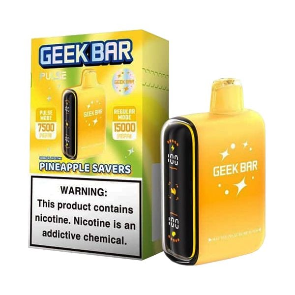 Geek Bar Pulse 15,000 Puff Nicotine Disposable-Geek Bar-Pineapple Savers-NYC GLASS 718