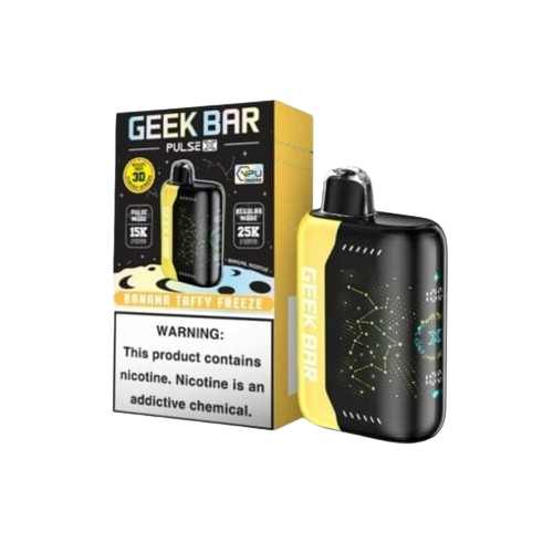 Geek Bar Pulse X 25,000 Puff Rechargeable Nicotine Disposable-Geek Bar-Banana Taffy Freeze-NYC GLASS 718