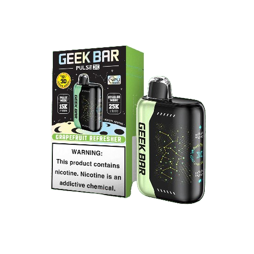 Geek Bar Pulse X 25,000 Puff Rechargeable Nicotine Disposable-Geek Bar-Grapefruit Refresher-NYC GLASS 718