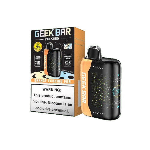 Geek Bar Pulse X 25,000 Puff Rechargeable Nicotine Disposable-Geek Bar-Orange Fcuking Fab-NYC GLASS 718