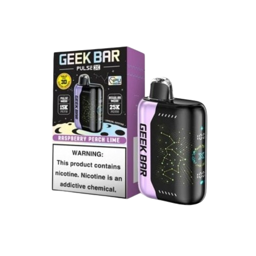 Geek Bar Pulse X 25,000 Puff Rechargeable Nicotine Disposable-Geek Bar-Raspberry Peach Lime-NYC GLASS 718