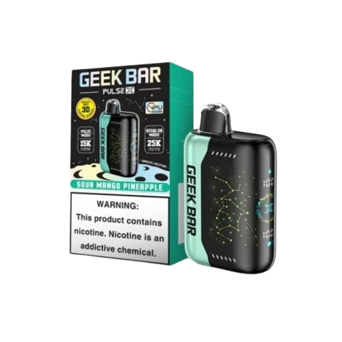 Geek Bar Pulse X 25,000 Puff Rechargeable Nicotine Disposable-Geek Bar-Sour Mango Pineapple-NYC GLASS 718