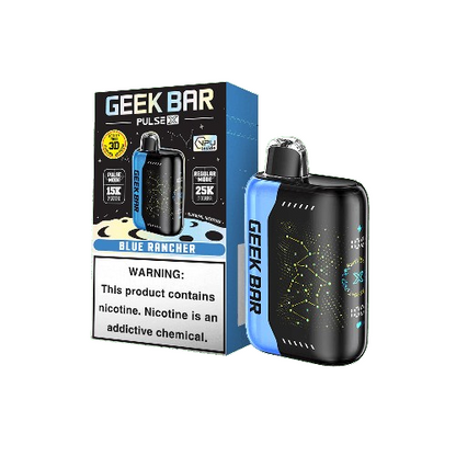 Geek Bar Pulse X 25,000 Puff Rechargeable Nicotine Disposable-Nicotine Disposable-Geek Bar-Blue Rancher-NYC GLASS 718