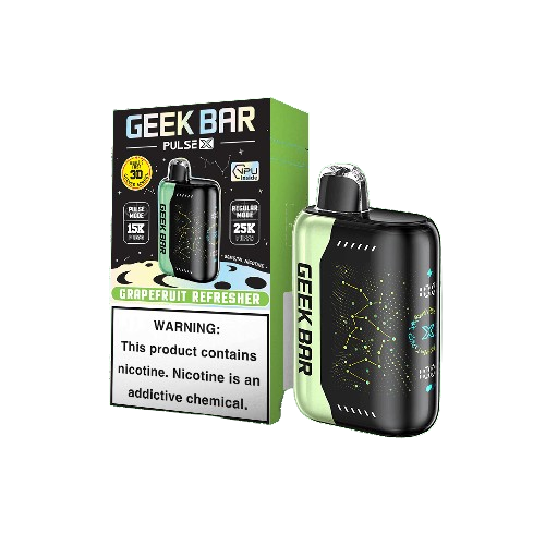 Geek Bar Pulse X 25,000 Puff Rechargeable Nicotine Disposable-Nicotine Disposable-Geek Bar-Grapefruit Refresher-NYC Glass