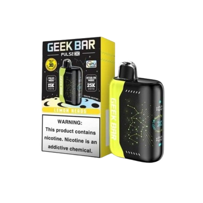 Geek Bar Pulse X 25,000 Puff Rechargeable Nicotine Disposable-Nicotine Disposable-Geek Bar-Lemon Heads-NYC GLASS 718