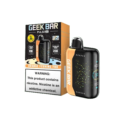 Geek Bar Pulse X 25,000 Puff Rechargeable Nicotine Disposable-Nicotine Disposable-Geek Bar-Orange Fcuking Fab-NYC Glass