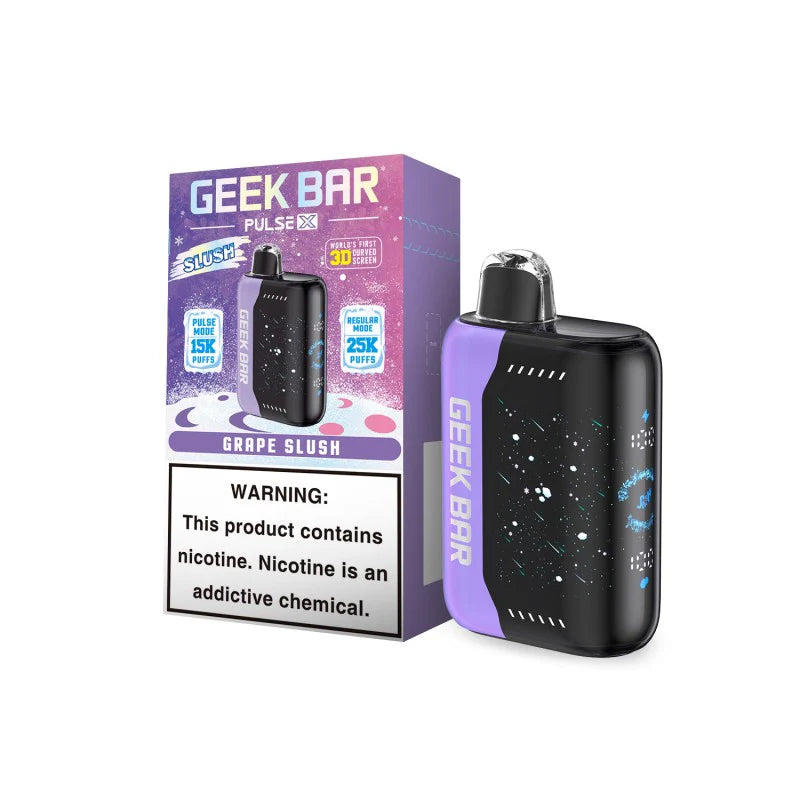 Geek Bar Pulse X Slush Edition 25,000 Puff Disposable | 5 Flavors | NYC Glass 718 NYC GLASS 718 Geek Bar Pulse X Slush Edition 25,000 Puff Disposable | 5 Flavors | NYC Glass 718 NYC GLASS 718