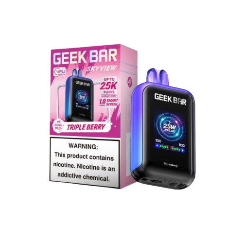 Geek Bar Skyview 25K Puffs Disposable Vape | 5% Nicotine-Geek Bar-Tripple Berry-NYC Glass